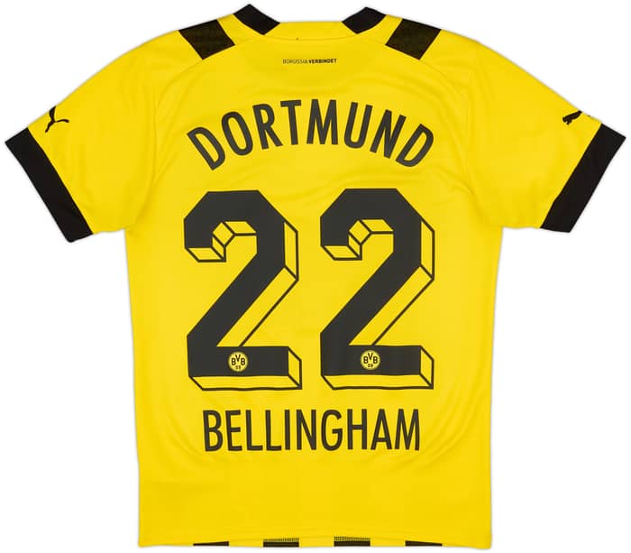 2022-23 Dortmund Home Shirt Bellingham #22 - 8/10 - (S)