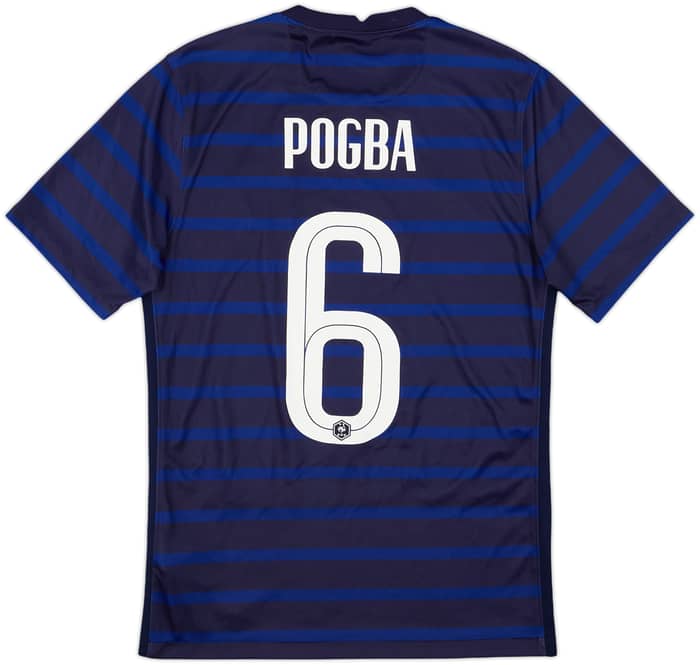 2020-21 France Home Shirt Pogba #6 - 8/10 - (S)