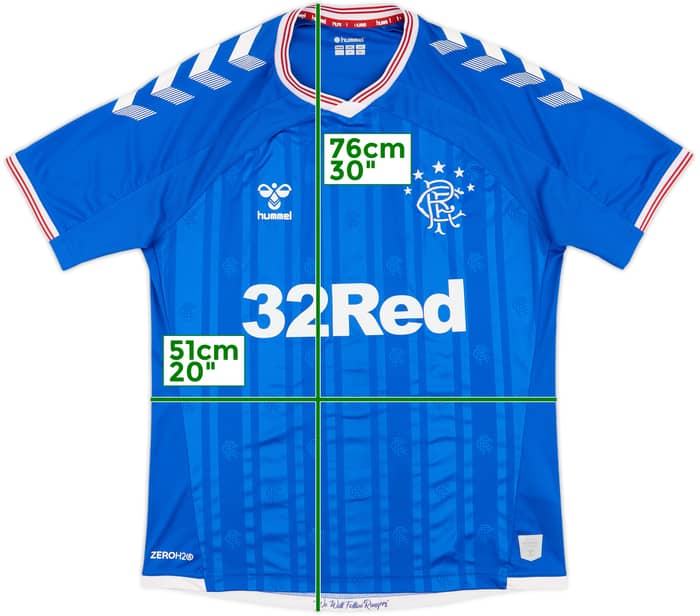 2019-20 Rangers Home Shirt - 10/10 - (L)