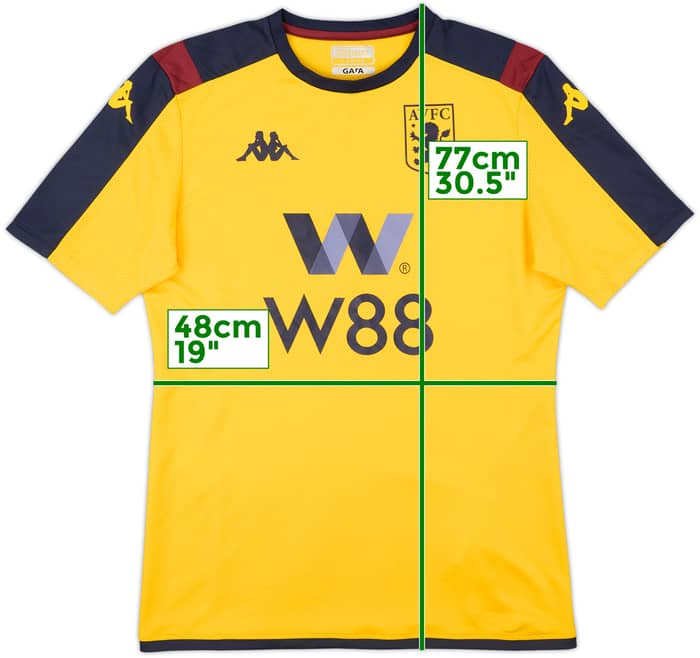 2019-20 Aston Villa Kappa Training Shirt - 8/10 - (L)