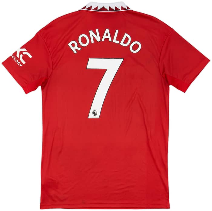 2022-23 Manchester United Home Shirt Ronaldo #7 - 6/10 - (M)