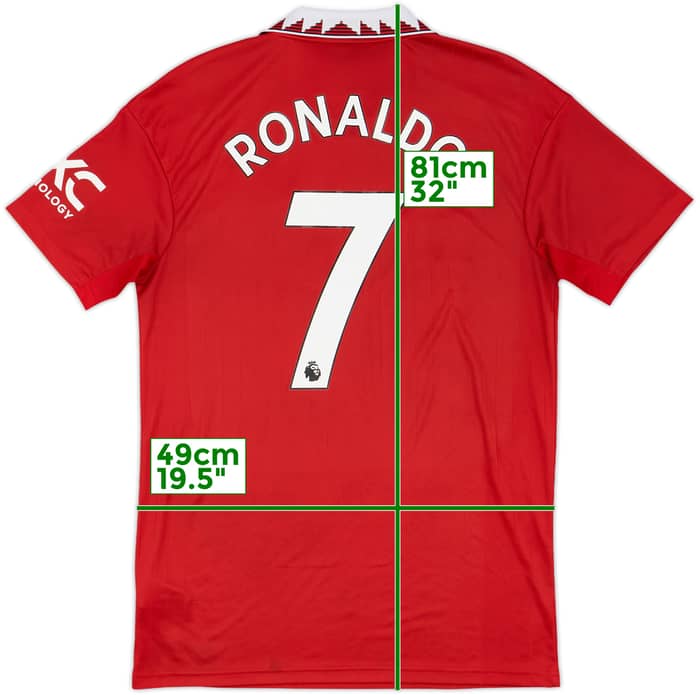 2022-23 Manchester United Home Shirt Ronaldo #7 - 6/10 - (M)