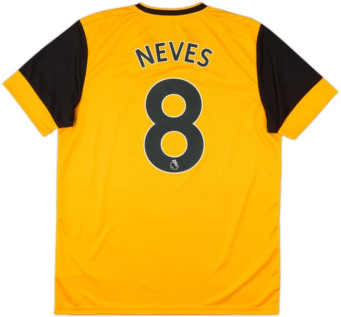 2020-21 Wolves Home Shirt Neves #8 - 9/10 - (L)