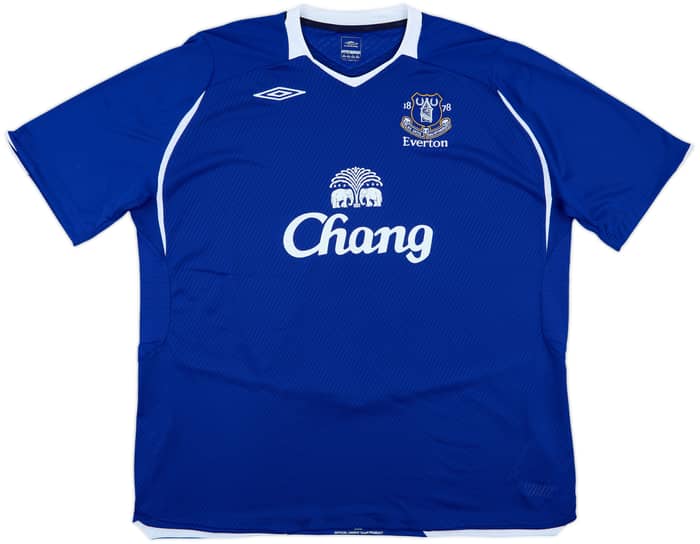 2008-09 Everton Home Shirt Baines #3 - 10/10 - (3XL)