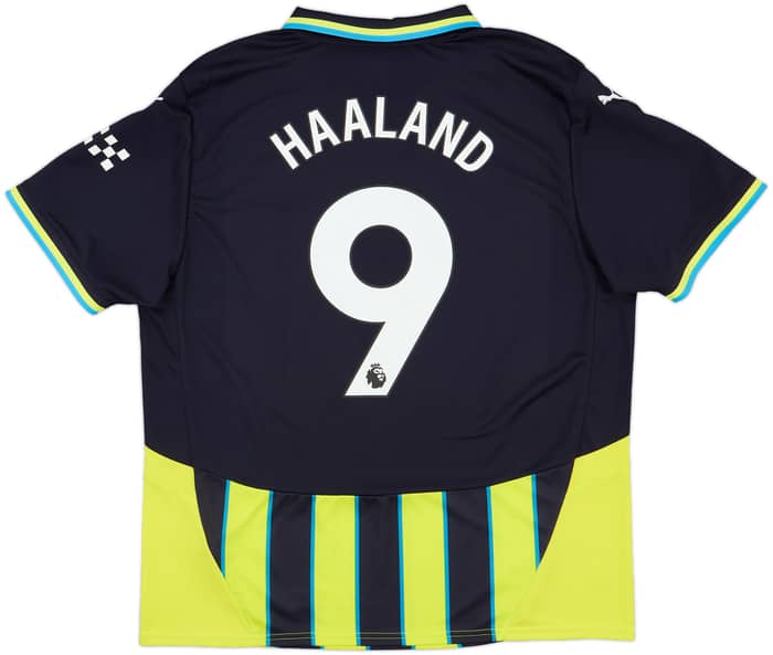 2024-25 Manchester City Away Shirt Haaland #9 - 10/10 - (XL)