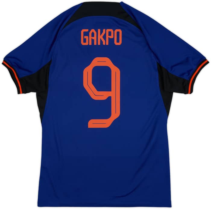 2022-23 Netherlands Away Shirt Gakpo #9 - 10/10 - (S)