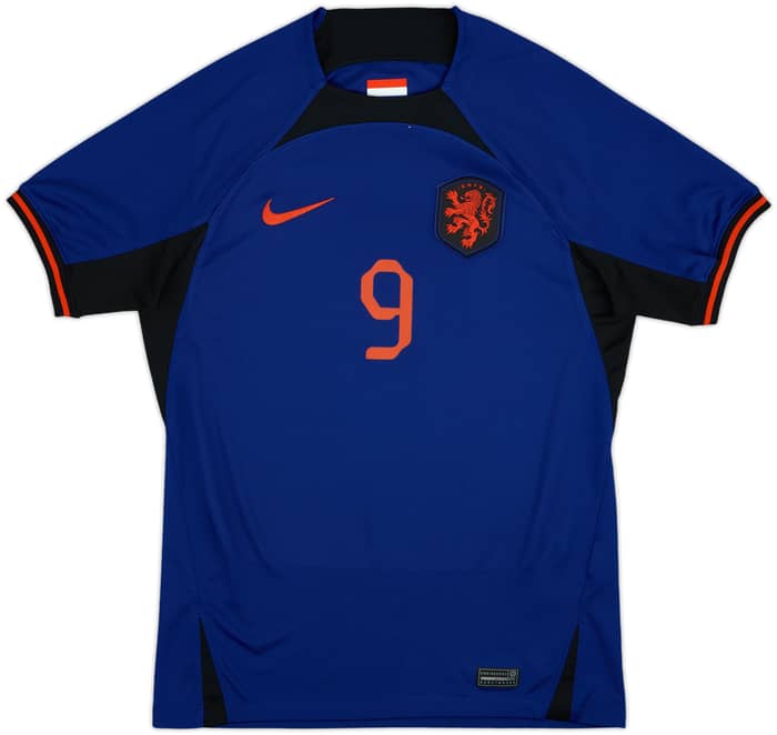 2022-23 Netherlands Away Shirt Gakpo #9 - 10/10 - (S)