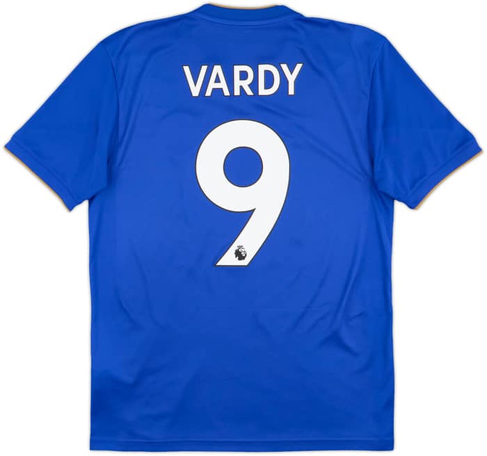 2018-19 Leicester Home Shirt Vardy #9 - 8/10 - (S)