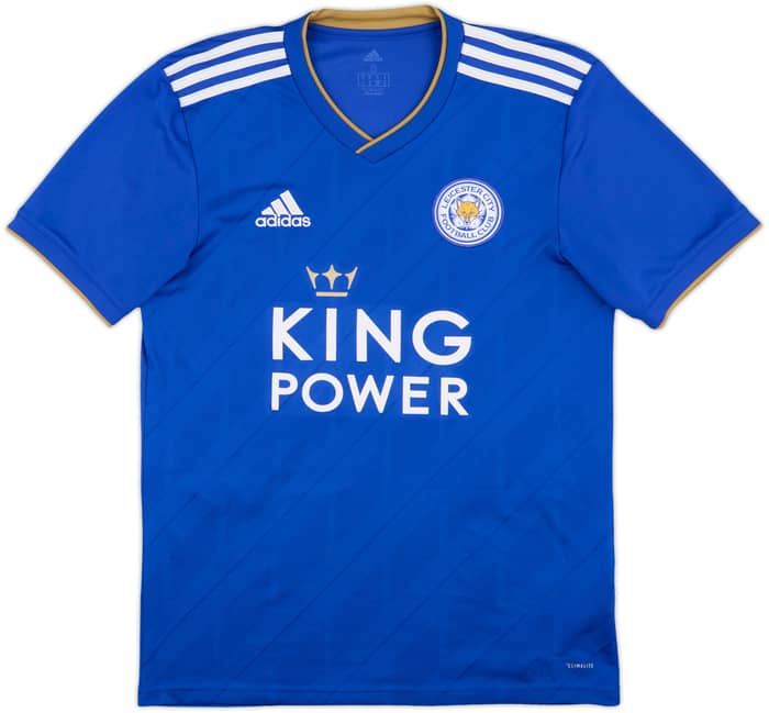 2018-19 Leicester Home Shirt Vardy #9 - 8/10 - (S)