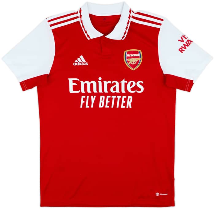 2022-23 Arsenal Home Shirt Saka #7 - 8/10 - (M)