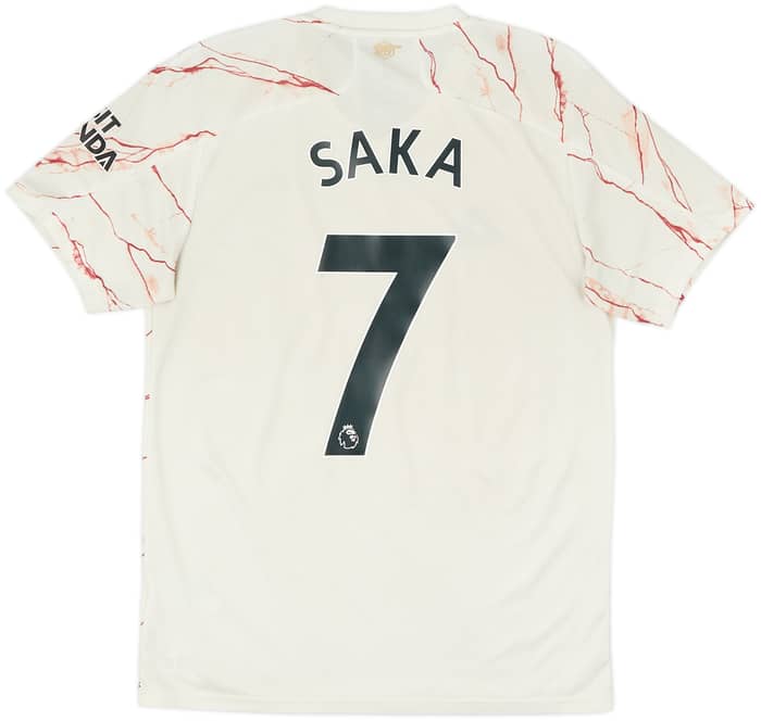 2020-21 Arsenal Away Shirt Saka #7 - 5/10 - (M)