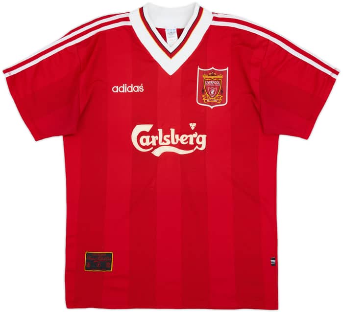1995-96 Liverpool Home Shirt Fowler #23 - 6/10 - (M)