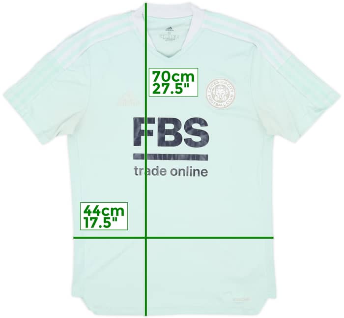 2021-22 Leicester adidas Training Shirt - 5/10 - (S)