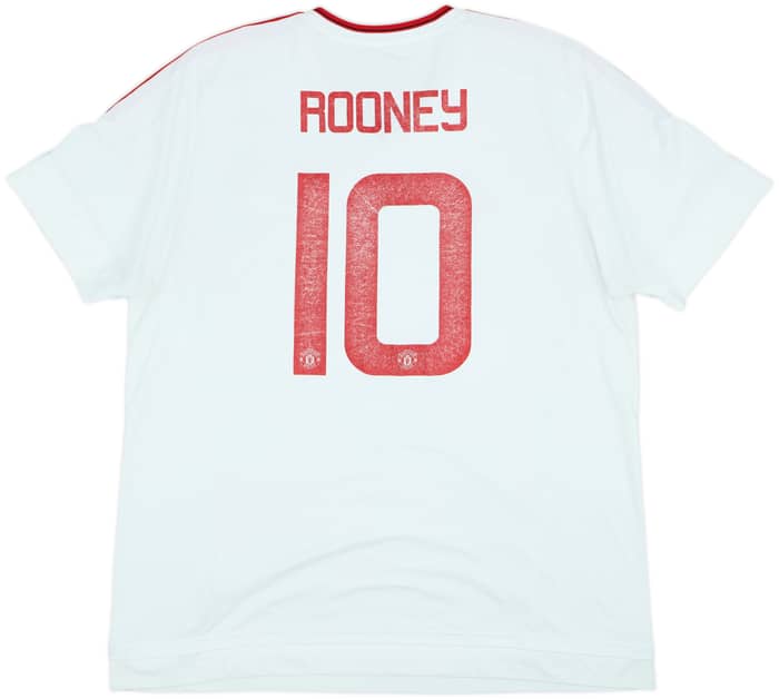 2015-16 Manchester United Away Shirt Rooney #10 - 5/10 - (XXL)