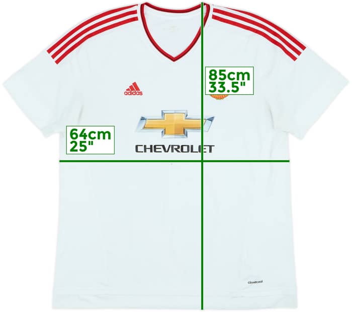 2015-16 Manchester United Away Shirt Rooney #10 - 5/10 - (XXL)