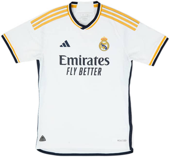 2023-24 Real Madrid Authentic Home Shirt Samir #7 - 8/10 - (M)