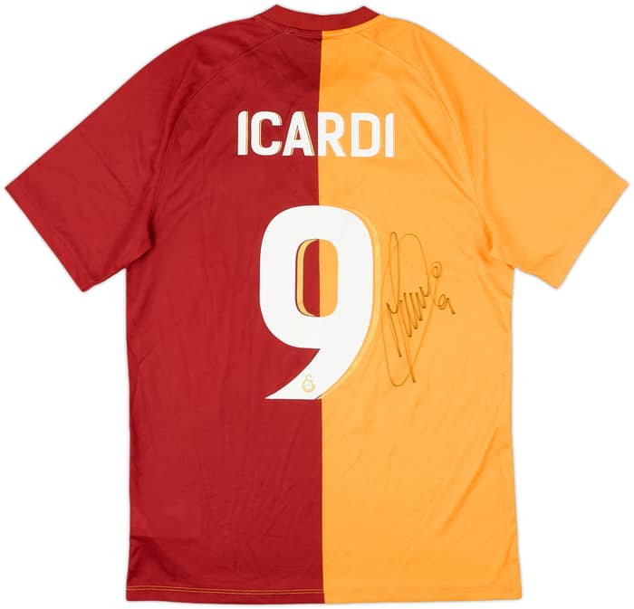 2023-24 Galatasaray Signed Home Shirt Icardi #9 - 8/10 - (M)