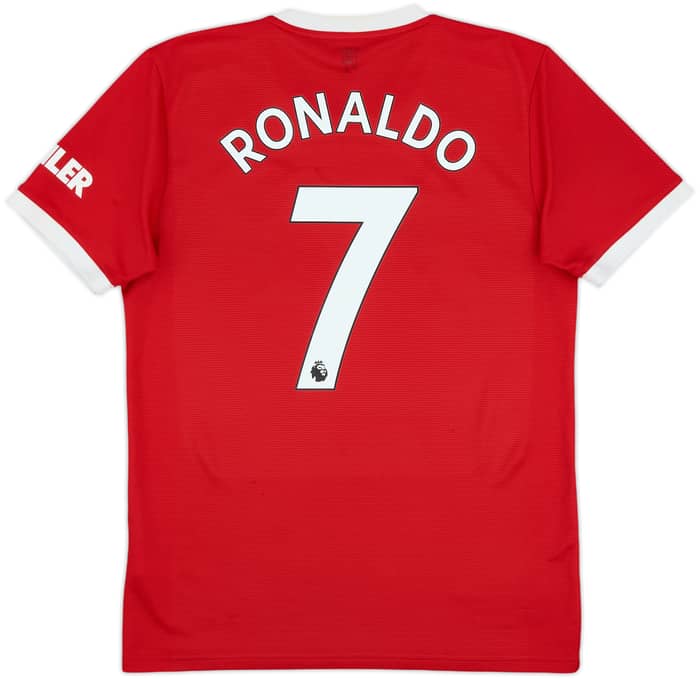 2021-22 Manchester United Home Shirt Ronaldo #7 - 6/10 - (M)