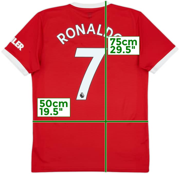 2021-22 Manchester United Home Shirt Ronaldo #7 - 6/10 - (M)