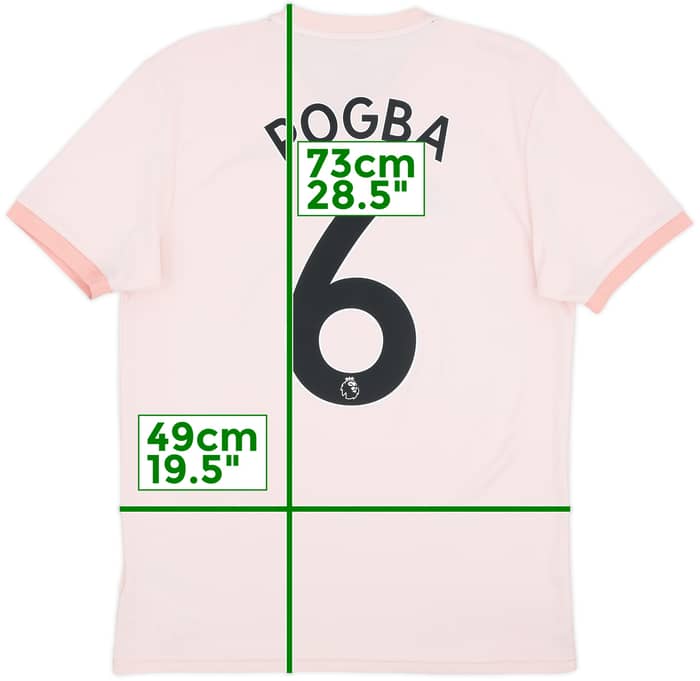 2018-19 Manchester United Away Shirt Pogba #6 - 6/10 - (M)