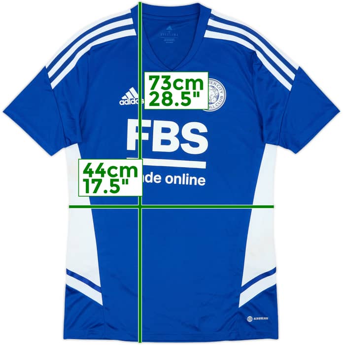 2022-23 Leicester adidas Training Shirt - 5/10 - (S)