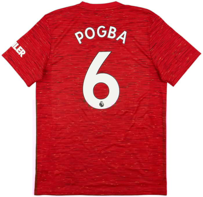 2020-21 Manchester United Home Shirt Pogba #6 - 9/10 - (L)