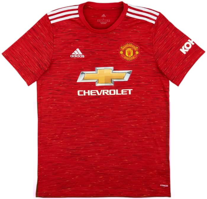 2020-21 Manchester United Home Shirt Pogba #6 - 9/10 - (L)