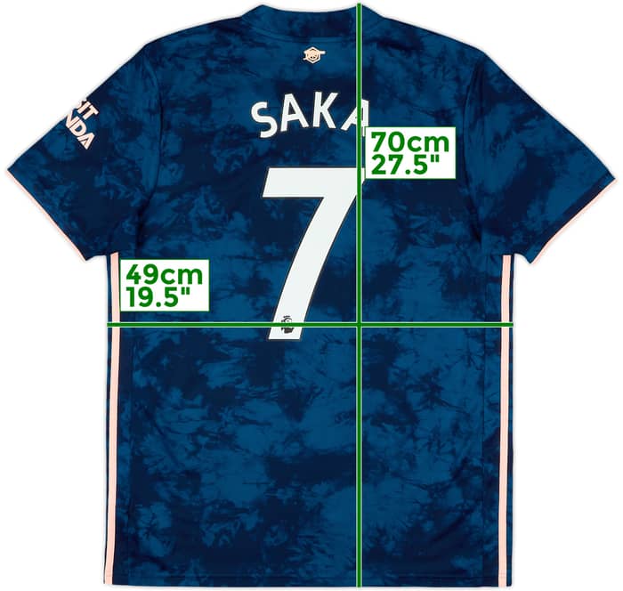 2020-21 Arsenal Third Shirt Saka #7 - 8/10 - (L)