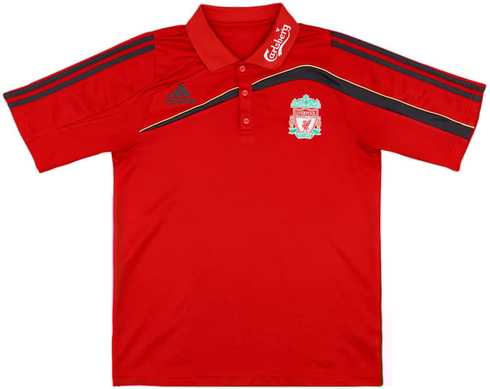 2009-10 Liverpool adidas Polo Shirt - 7/10 - (M)