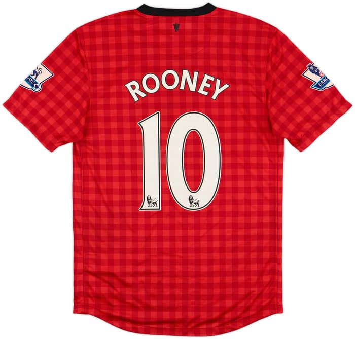 2012-13 Manchester United Home Shirt Rooney #10 - 5/10 - (S)