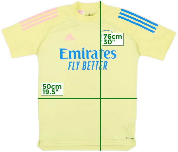 2020-21 Arsenal adidas Training Shirt - 8/10 - (XL.Boys)