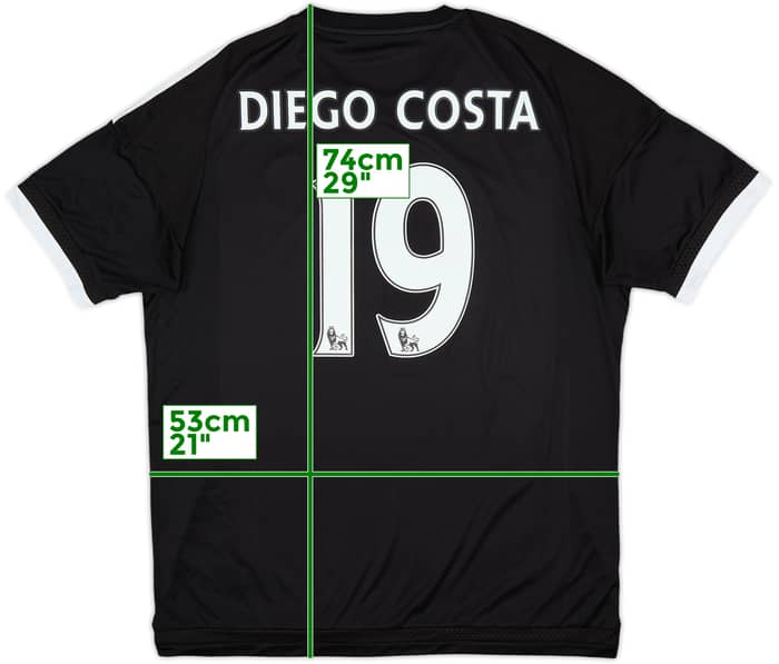 2015-16 Chelsea Third Shirt Diego Costa #19 - 6/10 - (L)