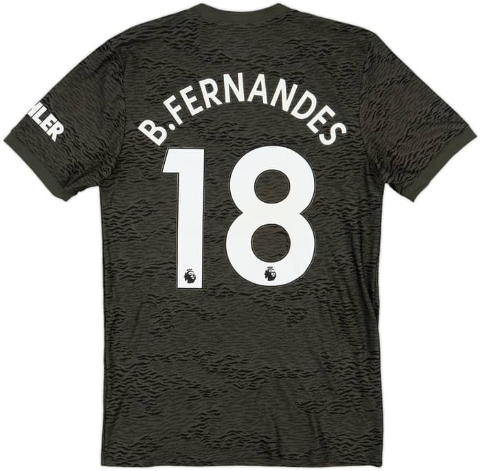 2020-21 Manchester United Away Shirt B.Fernandes #18 - 7/10 - (S)