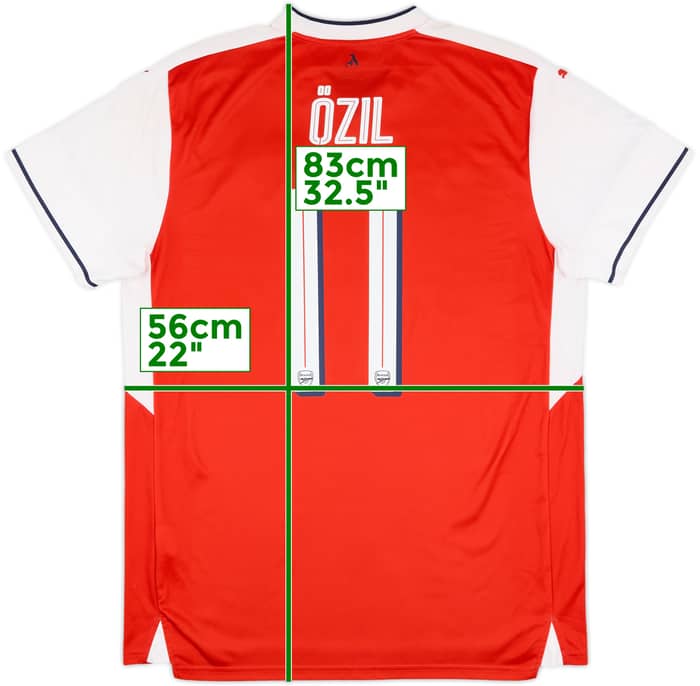 2016-17 Arsenal Home Shirt Ozil #11 - 8/10 - (XL)