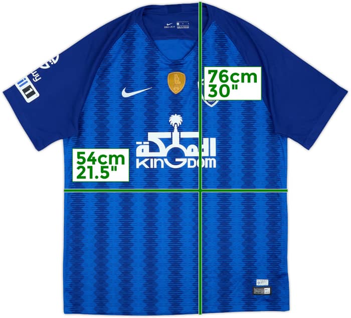 2018-19 Al-Hilal Home Shirt - 9/10 - (L)
