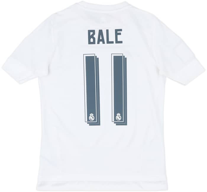 2015-16 Real Madrid Home Shirt Bale #11 - 8/10 - (XL.Boys)