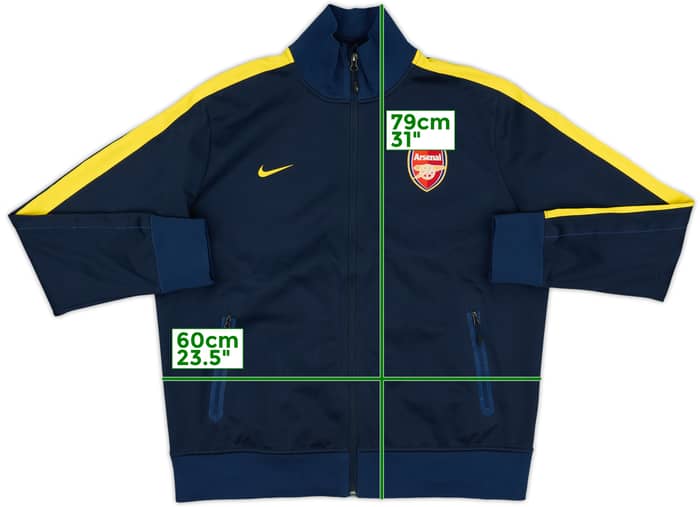 2012-13 Arsenal Nike N98 Track Jacket - 10/10 - (XL)