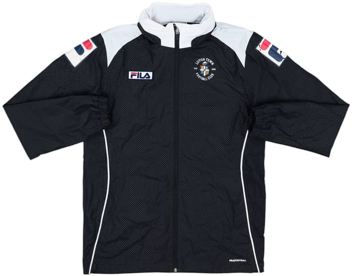 2013-14 Luton Fila Hooded Rain Jacket - 6/10 - (S)