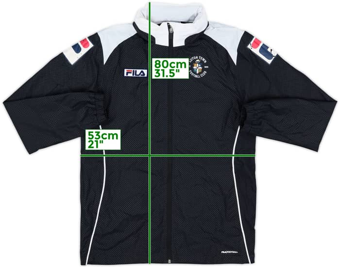 2013-14 Luton Fila Hooded Rain Jacket - 6/10 - (S)