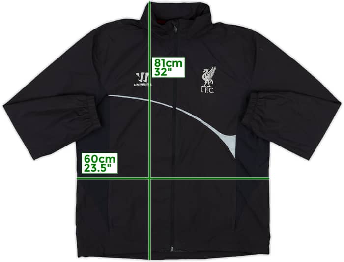 2014-15 Liverpool Warrior Hooded Rain Jacket - 9/10 - (L)