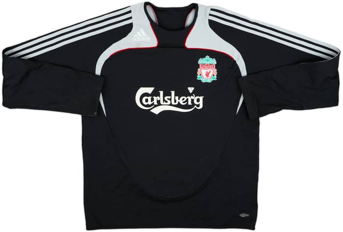 2008-09 Liverpool adidas Sweat Top - 6/10 - (L)