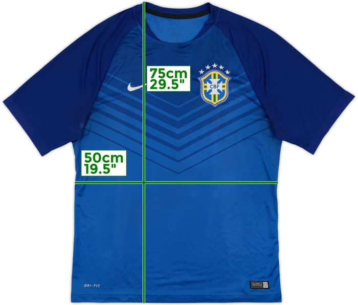 2014-15 Brazil Nike Training Shirt - 8/10 - (L)