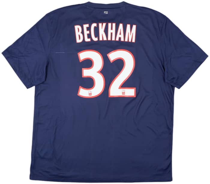 2012-13 Paris Saint-Germain Home Shirt Beckham #32 - 6/10 - (XL)