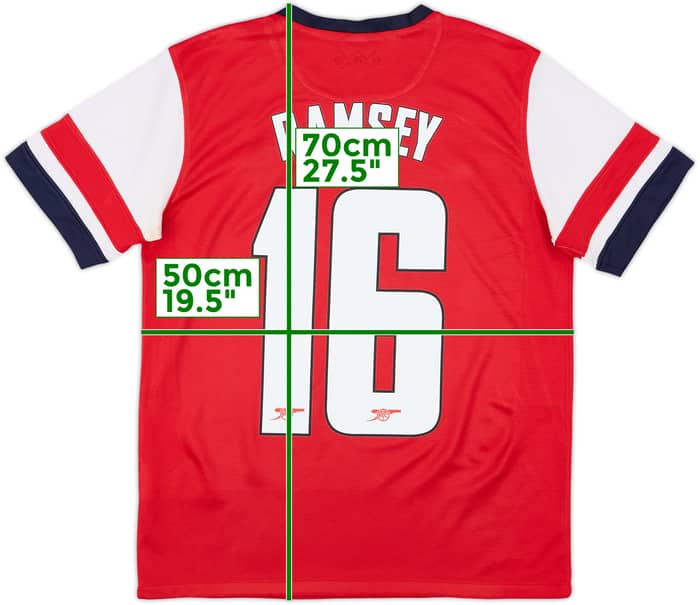 2012-14 Arsenal Home Shirt Ramsey #16 - 5/10 - (M)