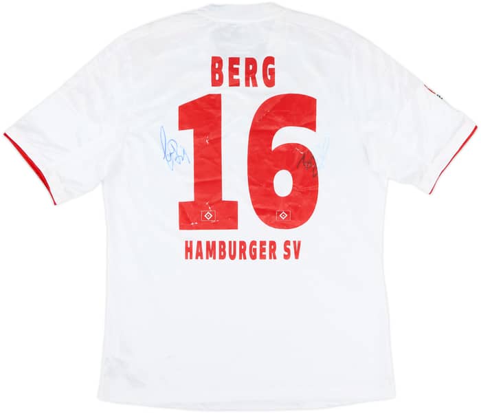 2012-13 Hamburg 125 years Signed Home Shirt Berg #16 (L)