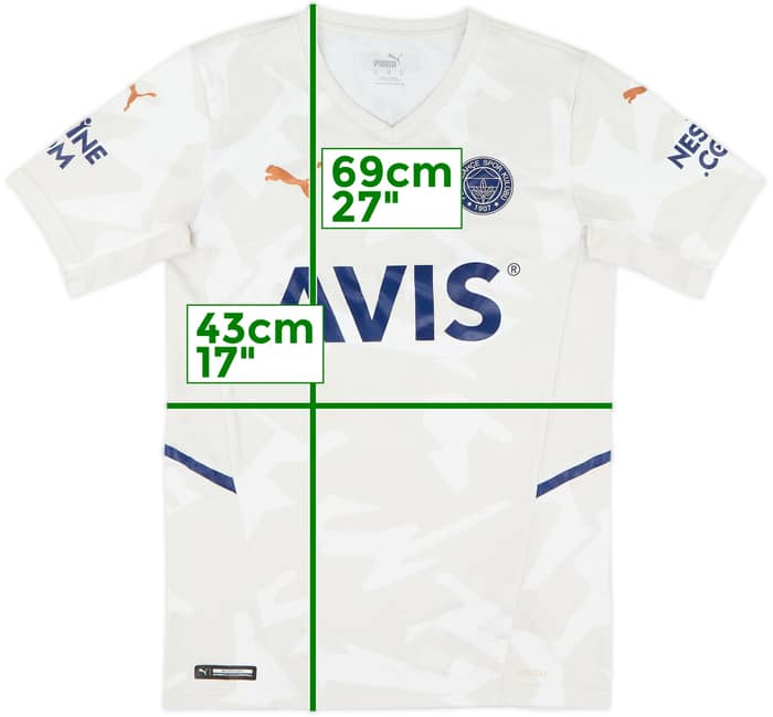 2021-22 Fenerbahce Away Shirt - 9/10 - (XS)