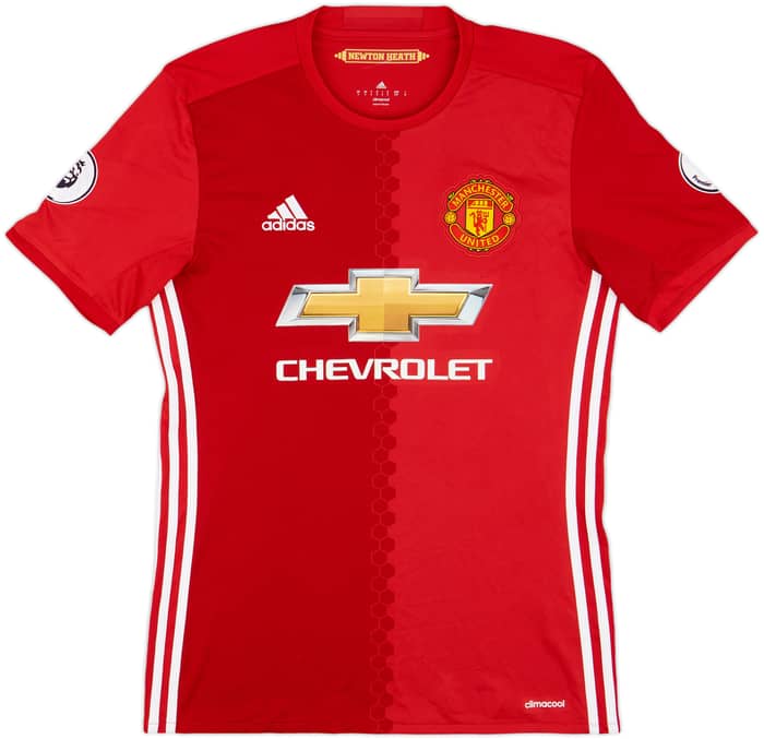 2016-17 Manchester United Home Shirt Ibrahimovic #9 - 9/10 - (S)