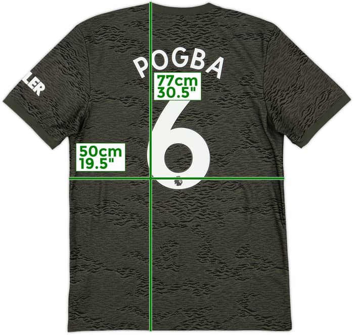 2020-21 Manchester United Away Shirt Pogba #6 - 10/10 - (M)