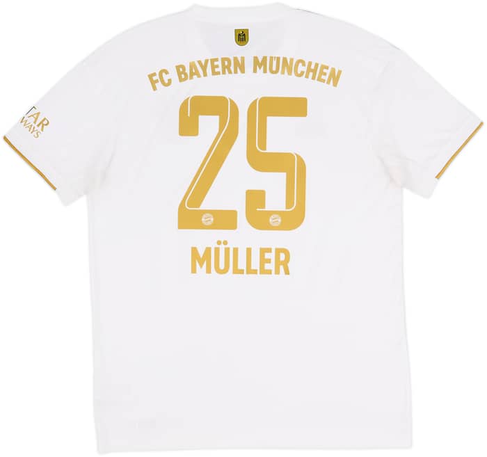 2022-23 Bayern Munich Away Shirt Muller #25 - 6/10 - (L)