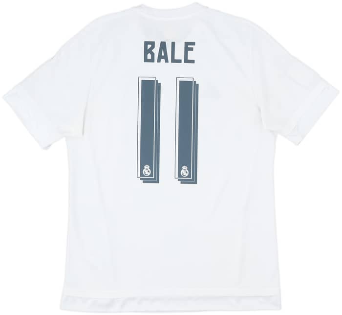 2015-16 Real Madrid Home Shirt Bale #11 - 8/10 - (L)